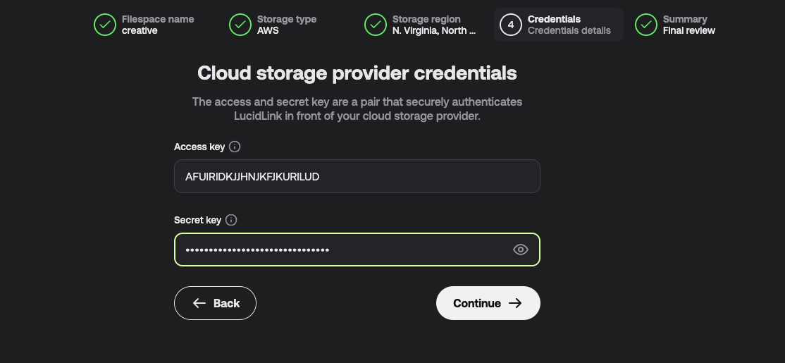 6 - Enter your public and private key.png