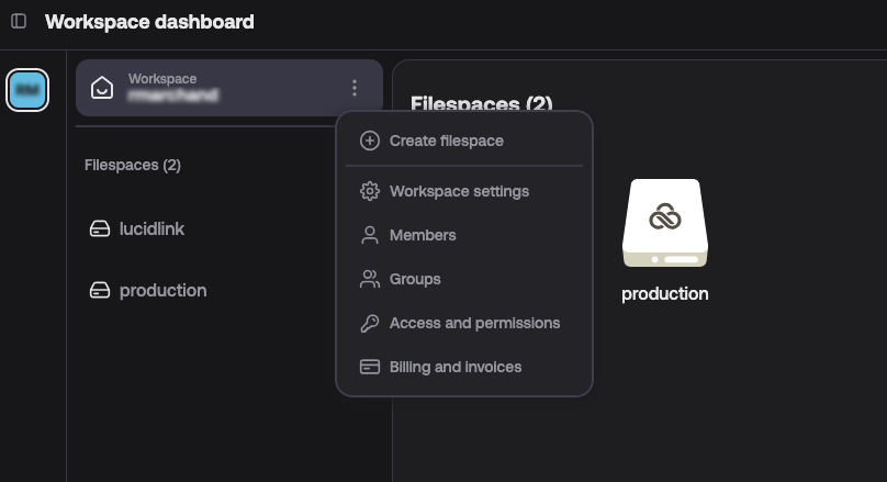 1 - Create Filespace.png